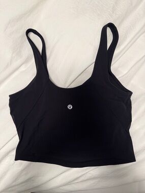 Lululemon athletica Black Cropped Tank Top